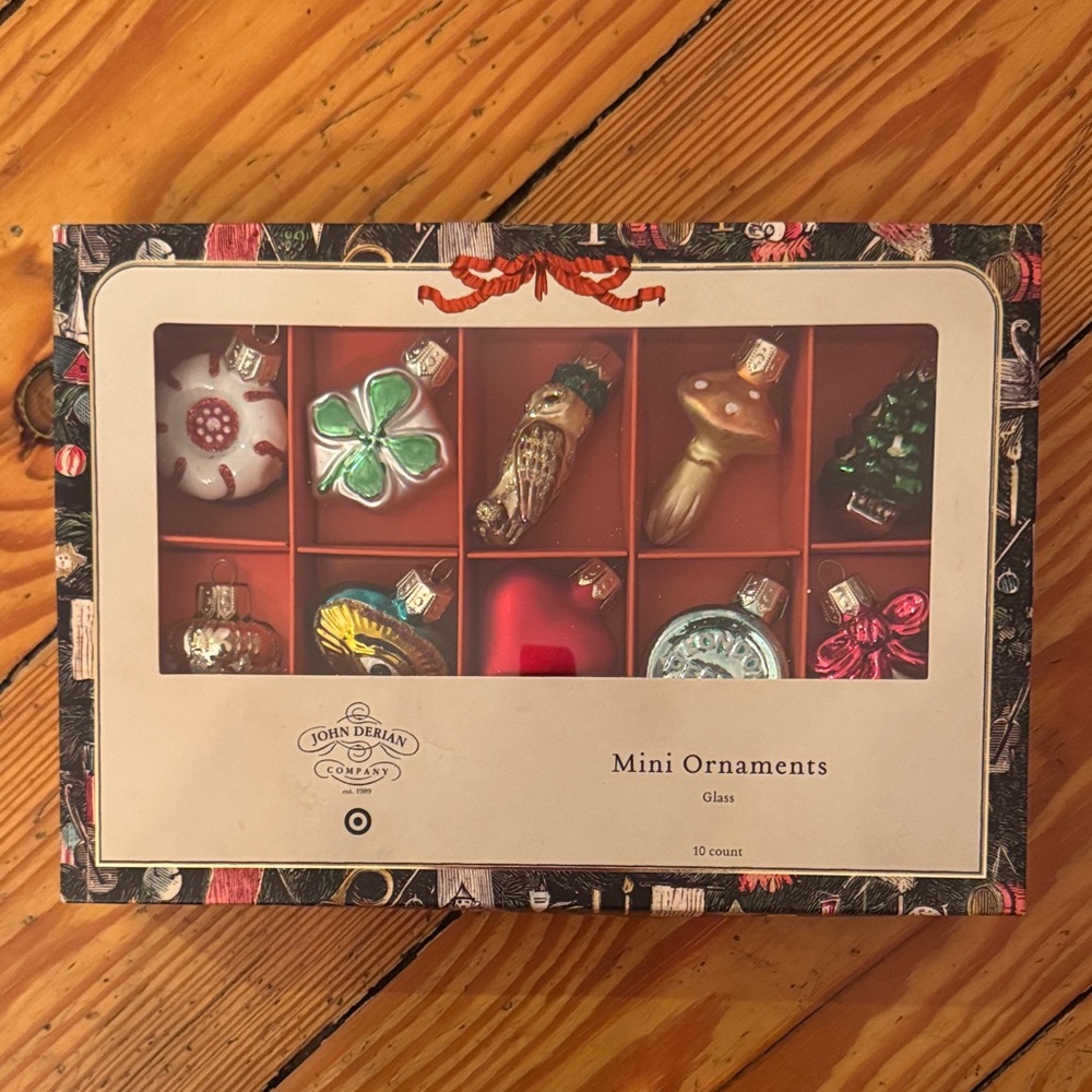 John Derian for Target mini ornament set